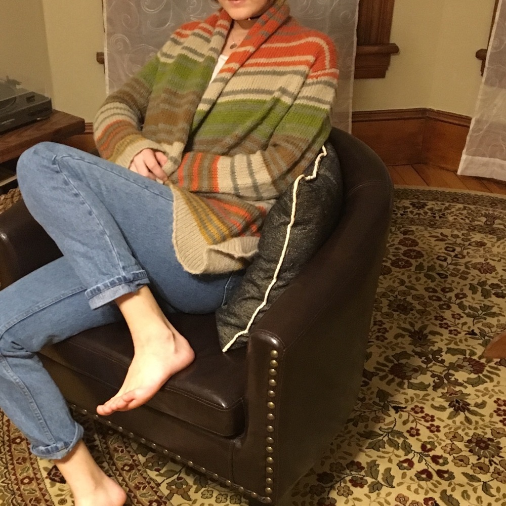 Wool Wrap Sweater